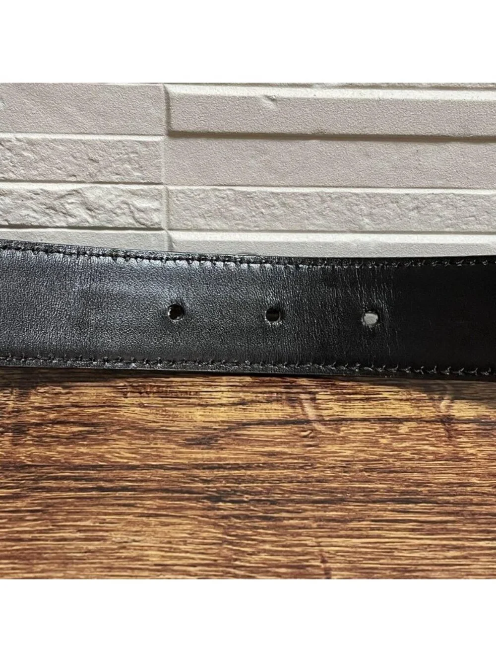 Gucci GG Interlocking Buckle Belt Canvas Leather